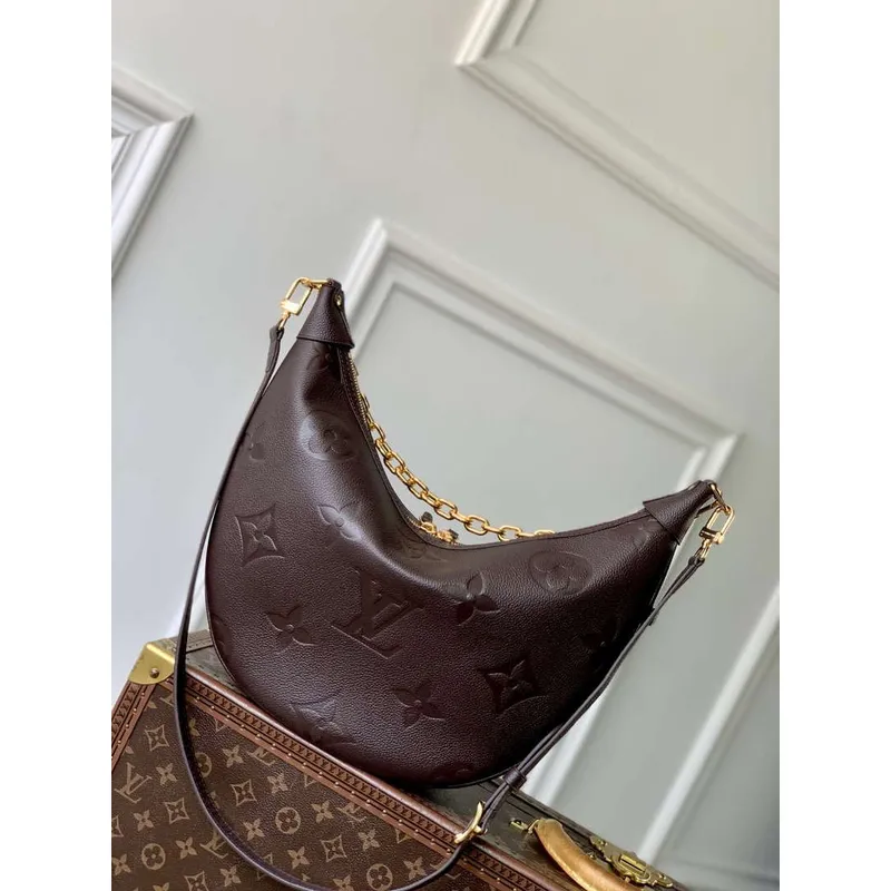 LV M14042 Louis Vuitton Loop Hobo Taška Hnědá čokoláda