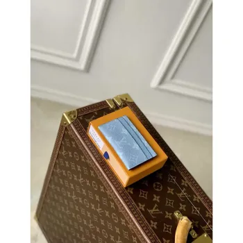 Louis Vuitton M62170 LV Dvojitý držák karet Monogram Eclipse Blue