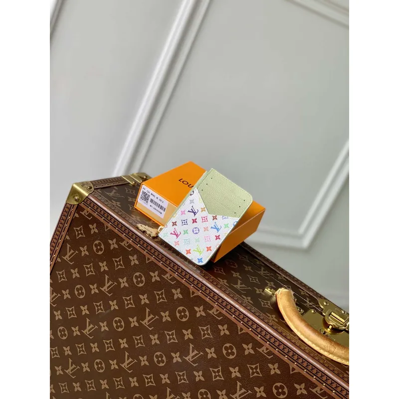 Louis Vuitton M13800 LV x TM Romy Držák karet Zelený čaj