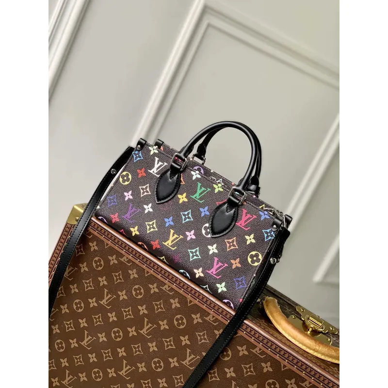 Louis Vuitton M13260 LV x TM OnTheGo East West Chain další plátna monogram Multicolored Black