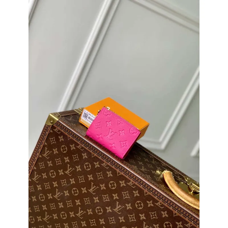 Louis Vuitton M14087 LV x TM Lisa Peněženka Růžová Červená