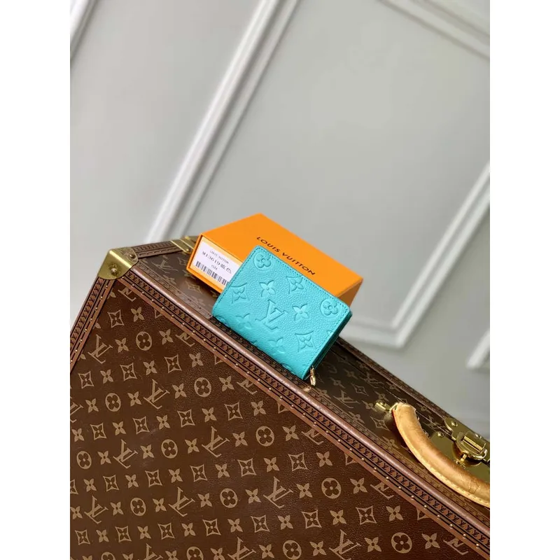 Louis Vuitton M14140 LV x TM Peněženka Cléa Modrá