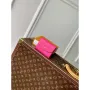 LV M14086 Louis Vuitton LV x TM Rosalie Mince Kapsička Růžová Červená