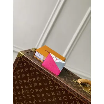 LV M14155 Louis Vuitton LV x TM Držák karet Romy Růžový