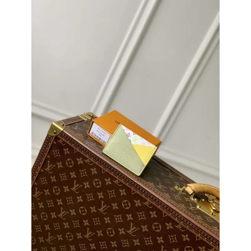 LV M13800 Louis Vuitton LV x TM Držák karet Romy Zelený čaj