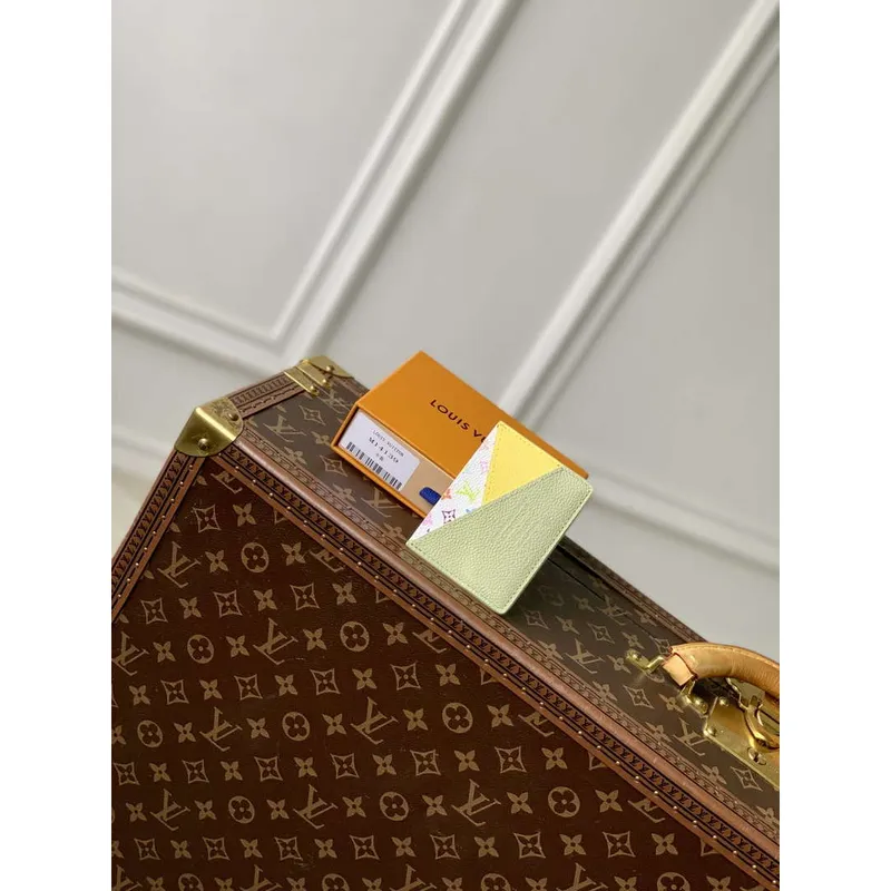 LV M13800 Louis Vuitton LV x TM Držák karet Romy Zelený čaj
