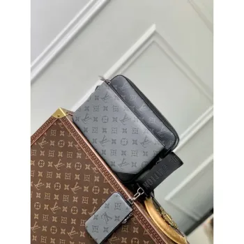LV M69443 Louis Vuitton Trio Messenger Bag Monogram Eclipse Canvas