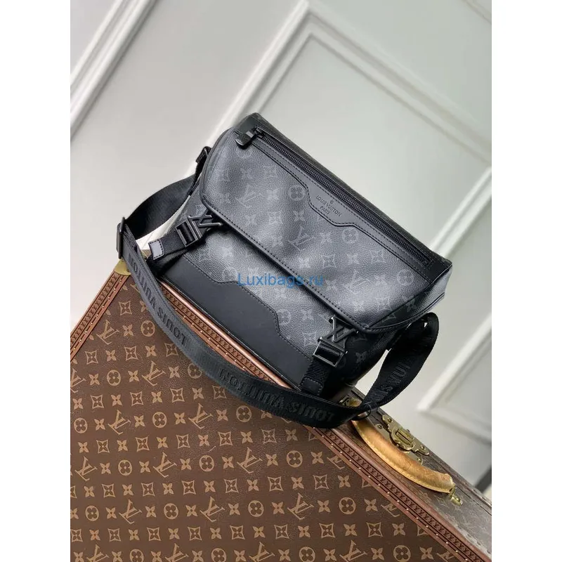 Louis Vuitton LV M12517 Messenger Voyager PM Monogram Eclipse