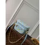 LV M83694 Louis Vuitton Mini Bumbag Monogram Empreinte Modrá se Žlutou