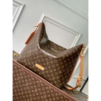 LV M14018 Louis Vuitton Vagabond Hobo taška Monogram potažená plátnem