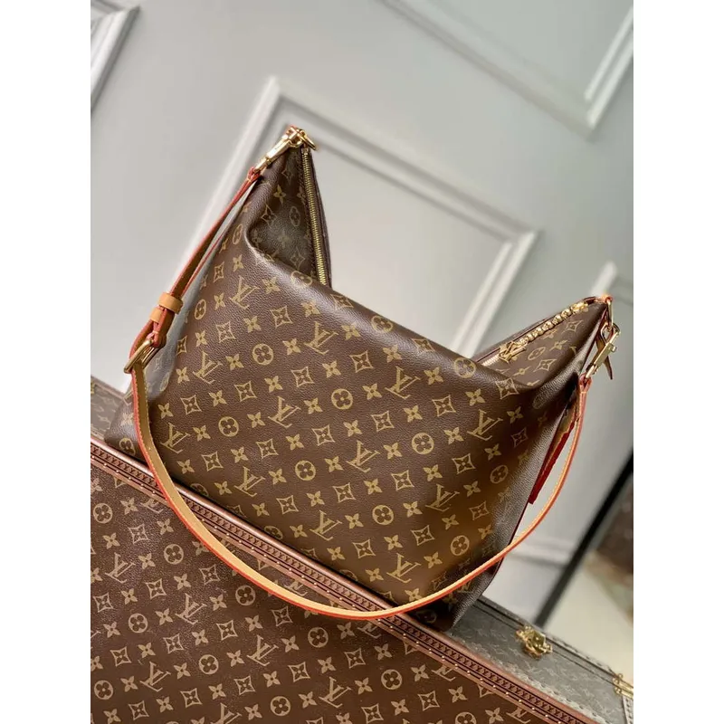 LV M14018 Louis Vuitton Vagabond Hobo taška Monogram potažená plátnem