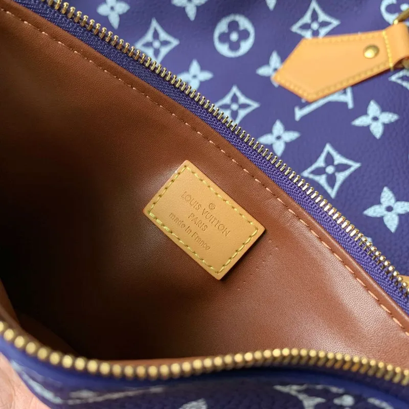 LV M24419 Louis Vuitton Speedy P9 Bandoulière 40 Taška Monogram Kůže Fialová