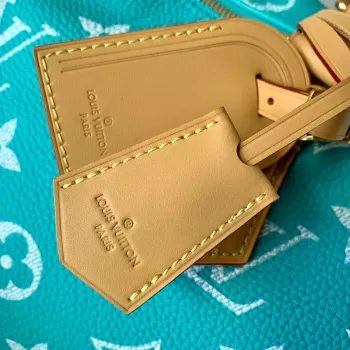 LV M11564 Louis Vuitton Speedy P9 Bandoulière 40 Taška Monogram Kůže Jezero Modrá