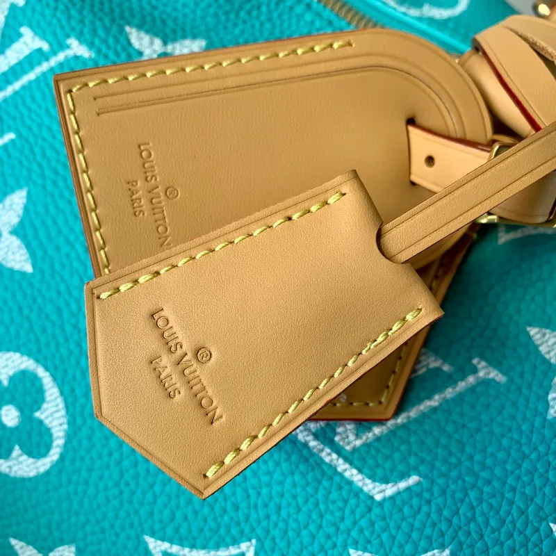 LV M11564 Louis Vuitton Speedy P9 Bandoulière 40 Taška Monogram Kůže Jezero Modrá