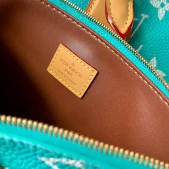 LV M11564 Louis Vuitton Speedy P9 Bandoulière 40 Taška Monogram Kůže Jezero Modrá