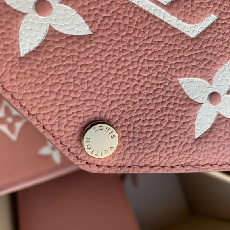 LV M61276 Louis Vuitton Felicie Pochette Taška M61276 Růžová Kůže