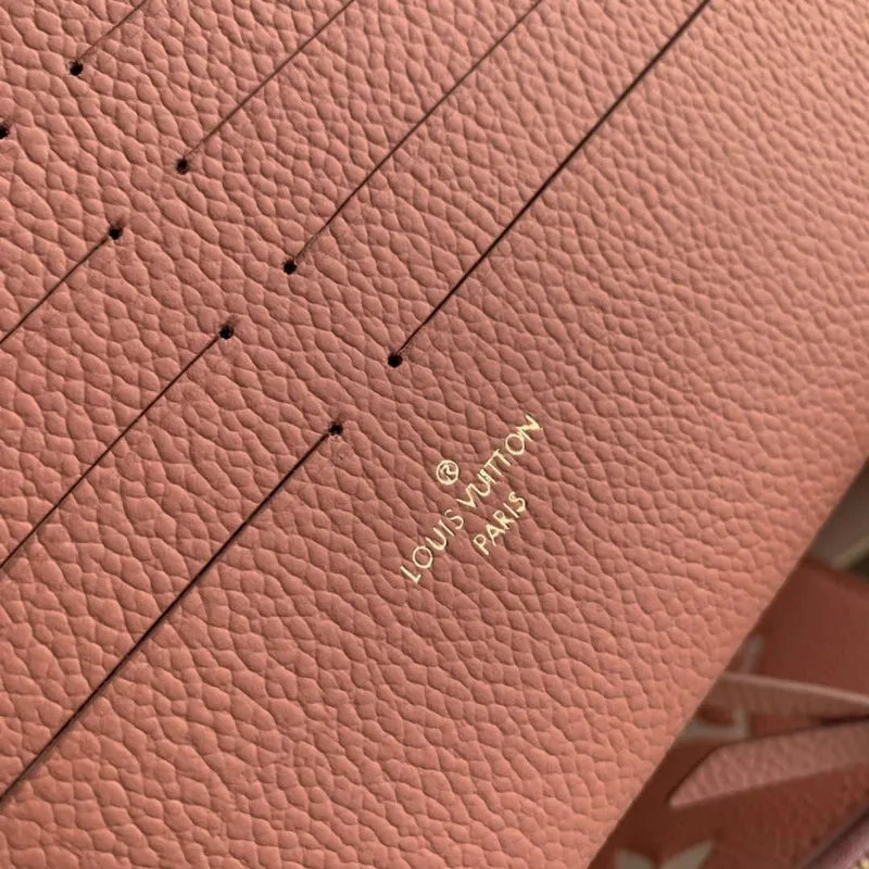 LV M61276 Louis Vuitton Felicie Pochette Taška M61276 Růžová Kůže