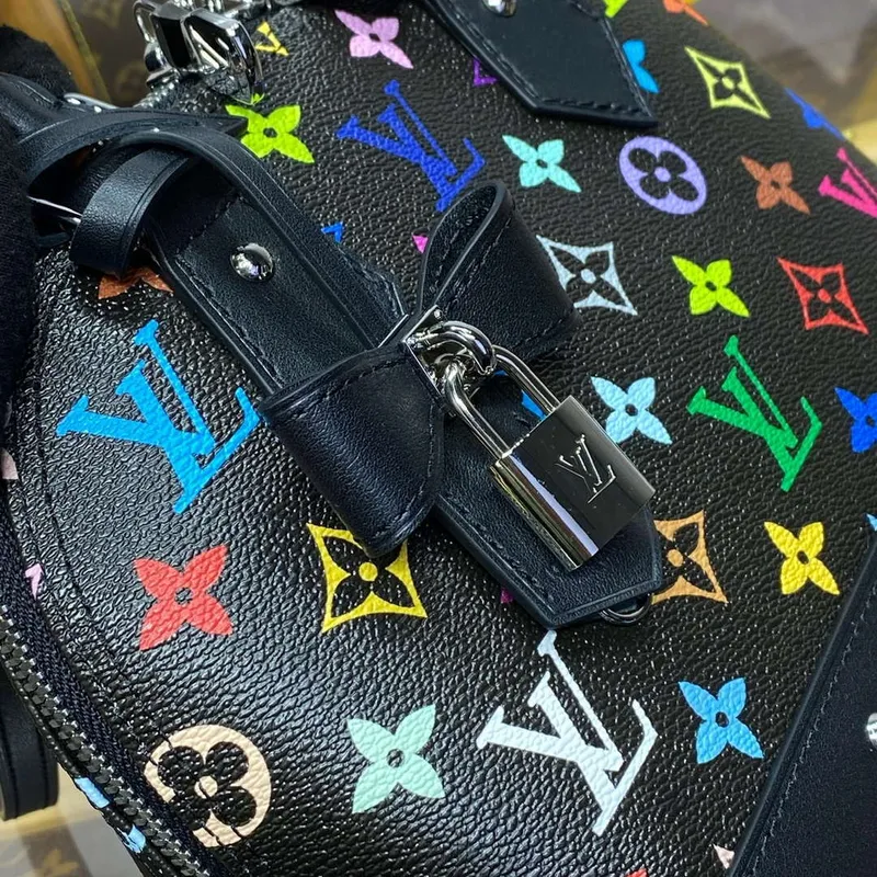LV M13078 Louis Vuitton LV x TM Alma BB Taška Jiný Monogram Plátno Černá