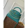 LV M12345 Louis Vuitton Capucines MM Kabelka Zelená