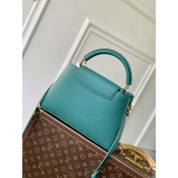 LV M12345 Louis Vuitton Capucines MM Kabelka Zelená