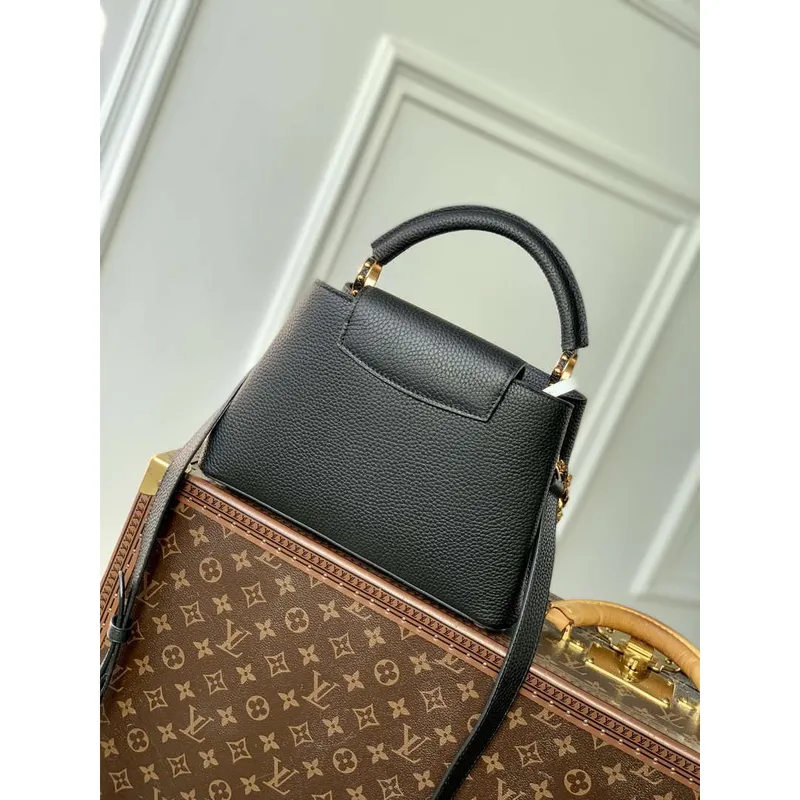 LV M12345 Louis Vuitton Capucines BB Taška Černá