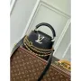 LV M12345 Louis Vuitton Capucines Mini Taška Černá