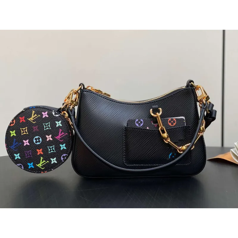 LV M13099 Louis Vuitton LV x TM Marellini Černá Multikolorová