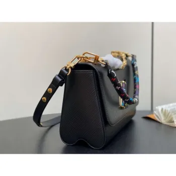 LV M13243 Louis Vuitton LV x TM Twist MM Slim Epi kůže černá