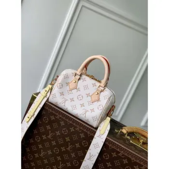 LV M24474 Louis Vuitton SPEEDY 18 LV&I Monogram Bílá