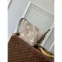 LV M13045 Louis Vuitton All In BB Taška Bicolor Monogram Empreinte kůže Krémová