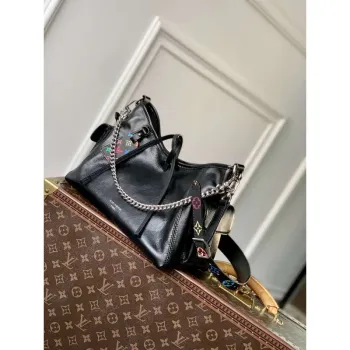 LV M24861 Louis Vuitton LV x TM CarryAll Vibe PM Kabelka Černá