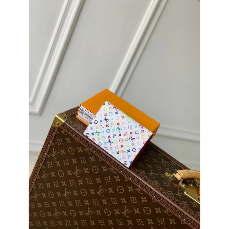 LV M13414 Louis Vuitton LV x TM Obal na pas Vícebarevný