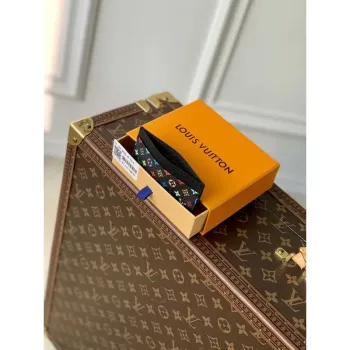 LV M13403 Louis Vuitton LV x TM Držák karet Vícebarevný Černý