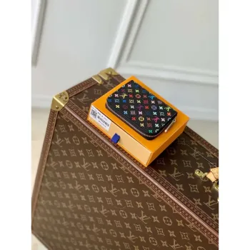 LV M13409 Louis Vuitton LV x TM Zippy Coin Purse Černá Multicolor