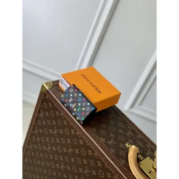 LV M14092 Louis Vuitton LV x TM 6 Klíčový Držák Jiný Monogram Kůže Černá