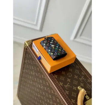 LV M14092 Louis Vuitton LV x TM 6 Klíčový Držák Jiný Monogram Kůže Černá