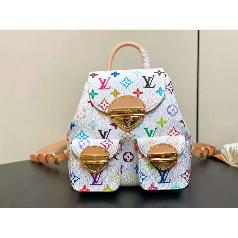 LV M13081 Louis Vuitton LV x TM Batoh Venice Vícebarevný Othre Monogram plátno