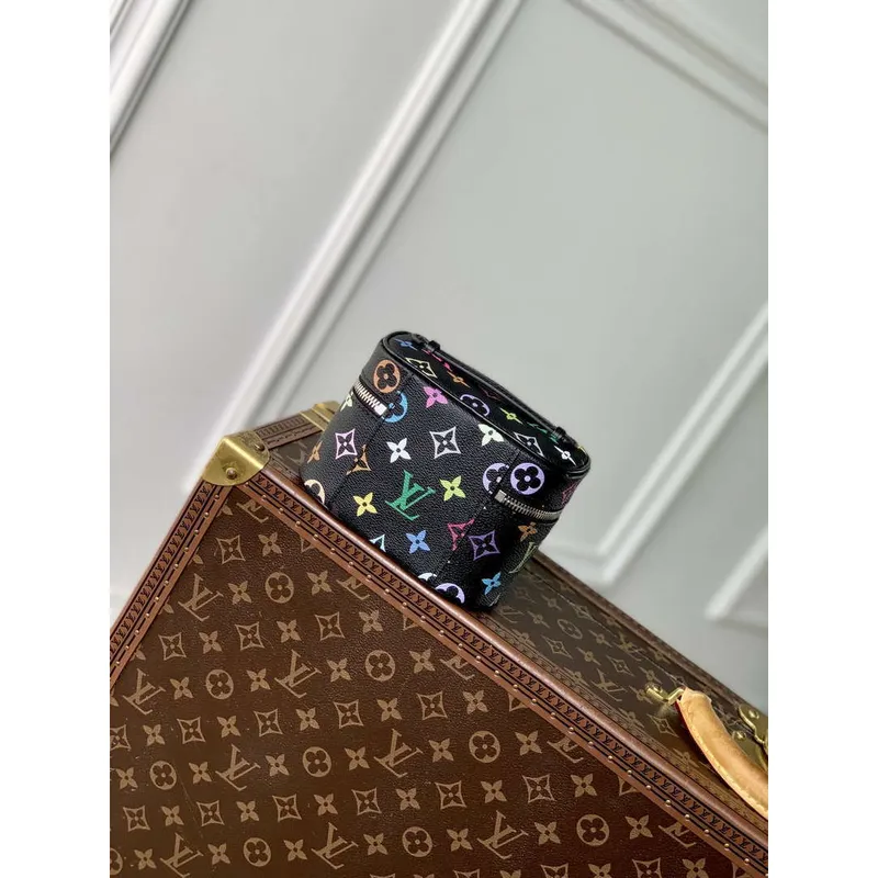 LV M14033 Louis Vuitton LV x TM Nice Nano Vanity Case Vícebarevná Černá