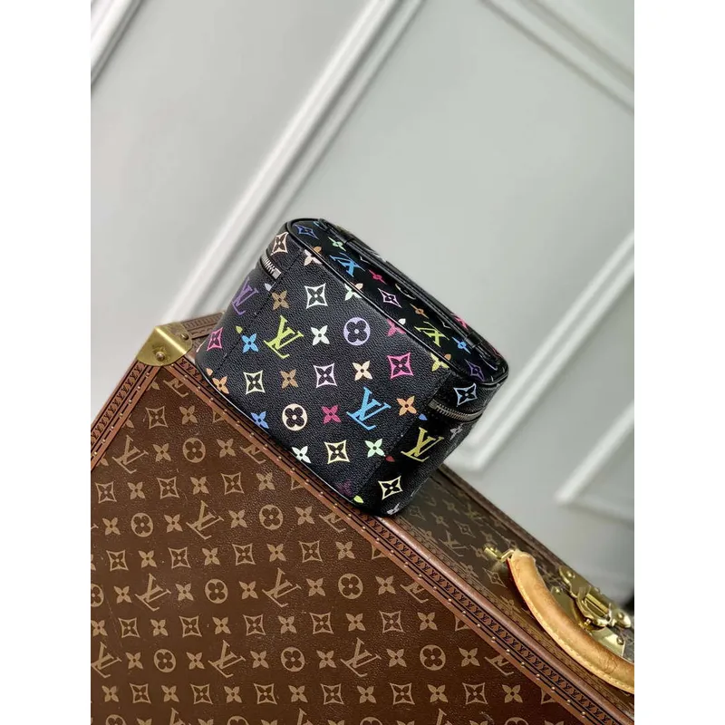 LV M13747 Louis Vuitton LV x TM Nice Mini Vanity Case Vícebarevná Černá
