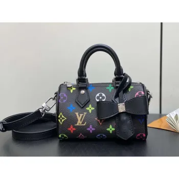 LV M13391 Louis Vuitton LV x TM Nano Speedy Bandoulière Černá Multicolor