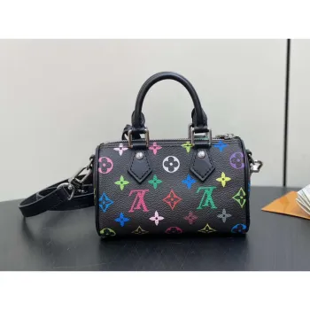 LV M13391 Louis Vuitton LV x TM Nano Speedy Bandoulière Černá Multicolor