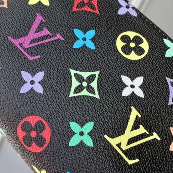 LV M13744 Louis Vuitton LV x TM Kosmetická taška PM Černá Multicolor