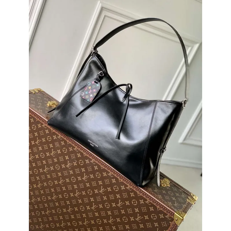 LV M13105 Louis Vuitton LV x TM CarryAll Vibe MM Taška Černá
