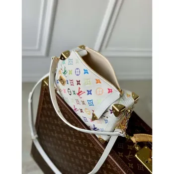 LV M14046 Louis Vuitton LV x TM Boční kufr MM Taška Módní Kůže