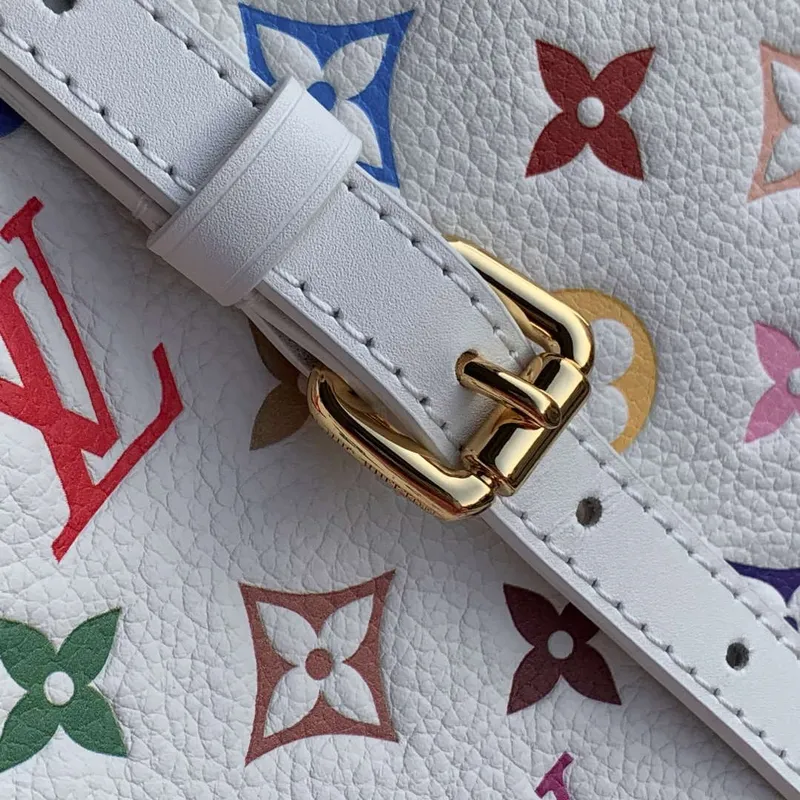 LV M14046 Louis Vuitton LV x TM Boční kufr MM Taška Módní Kůže