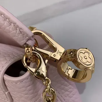 LV M48865 Louis Vuitton Capucines Micro Taška Růžová