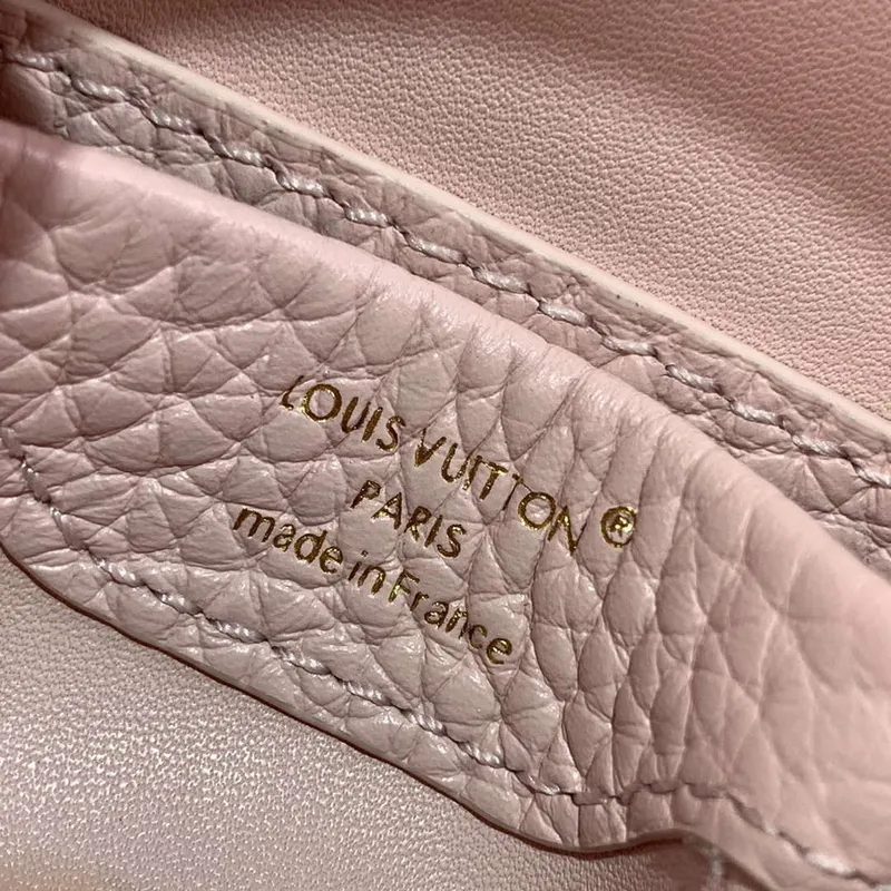 LV M48865 Louis Vuitton Capucines Micro Taška Růžová