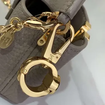 LV M48865 Louis Vuitton Capucines Micro Bag Šedá