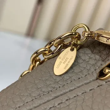 LV M48865 Louis Vuitton Capucines Micro Bag Šedá