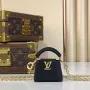 LV M02132 Louis Vuitton Capucines Micro Taška Černá